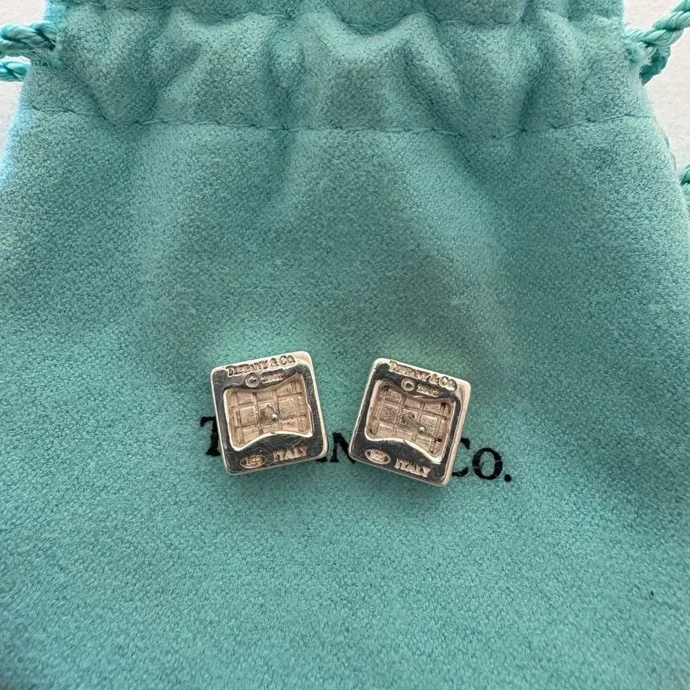 Tiffany & Co. Square Earrings - Picture 5 of 5